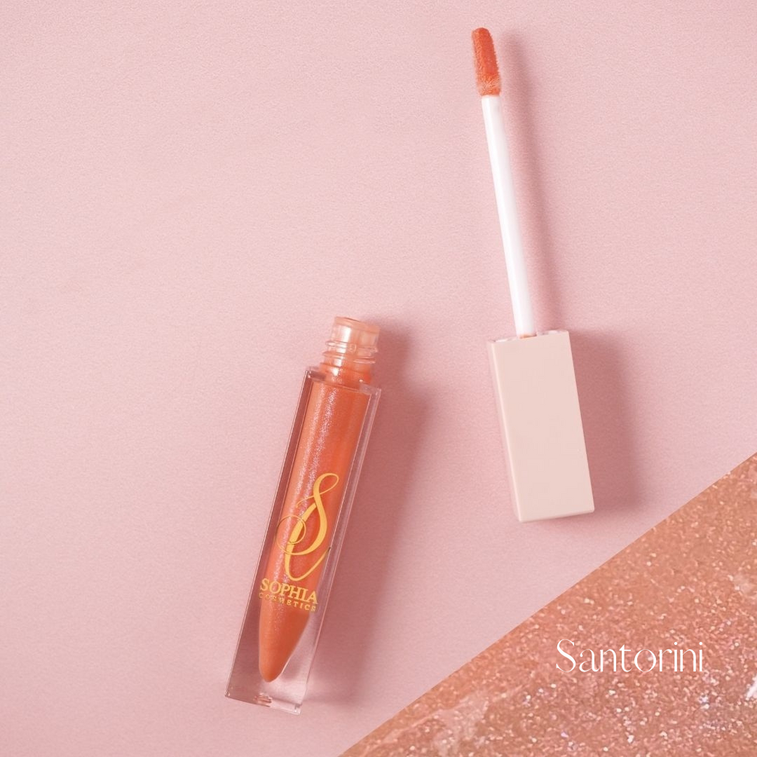 High Shine Lip Gloss - Shade Santorini